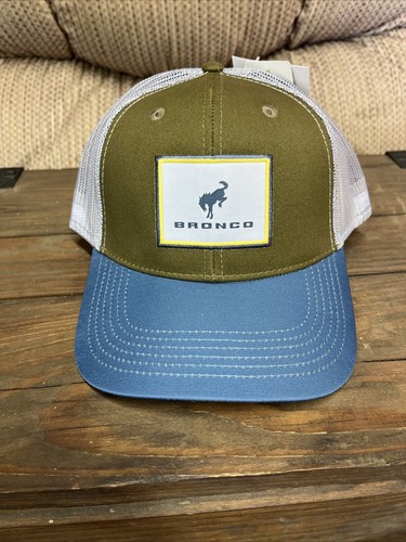 Ford bronco trucker hat snap - bronco,